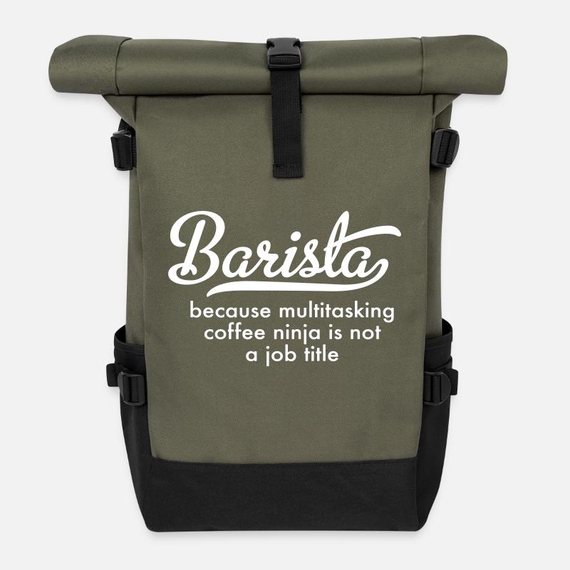 Barista - Rolltop Rucksack - Olive/Schwarz