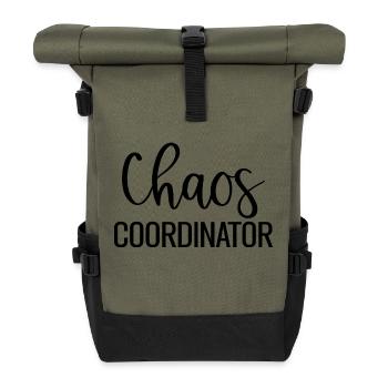 Coordinatrice du chaos Drôle Maman Maman - Sac à dos roll top - olive/noir - Devant