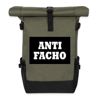 Anti facho - Roll Top Backpack - olive/black - Front