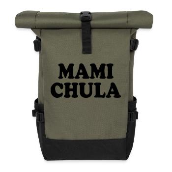 Mami chula - Rolltop Rucksack - Olive/Schwarz - Vorne