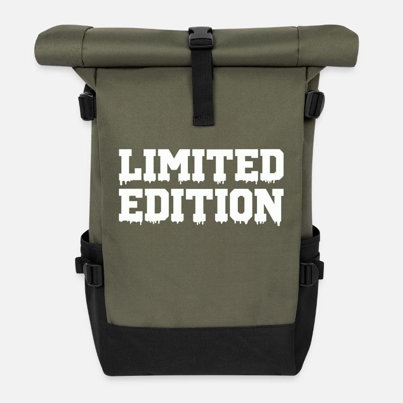limited edition - Rolltop Rucksack - Olive/Schwarz