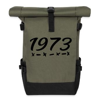 1973 Born - 52nd Birthday 1973 Legend 1973 - Roll Top Backpack - olive/black - Front