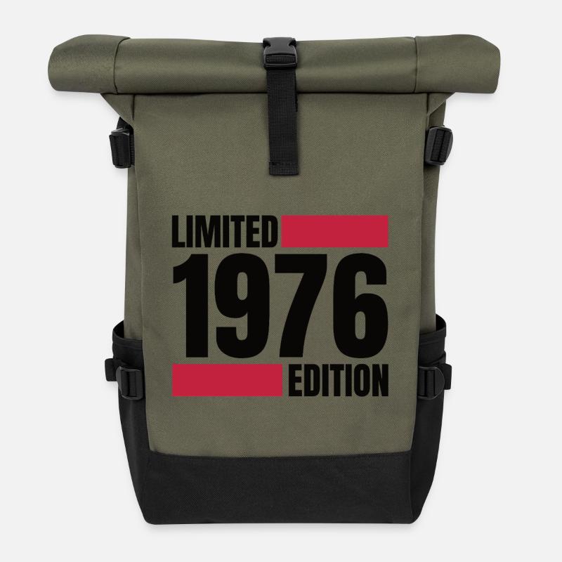 Limited Edition 1976 – Original seit ’76 - Rolltop Rucksack - Olive/Schwarz