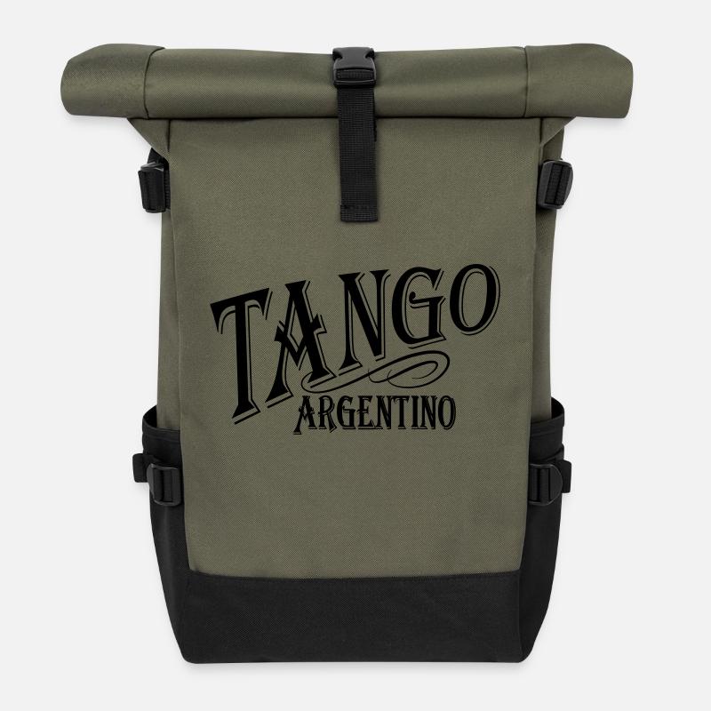 Tango Argentino - Sac à dos roll top - olive/noir