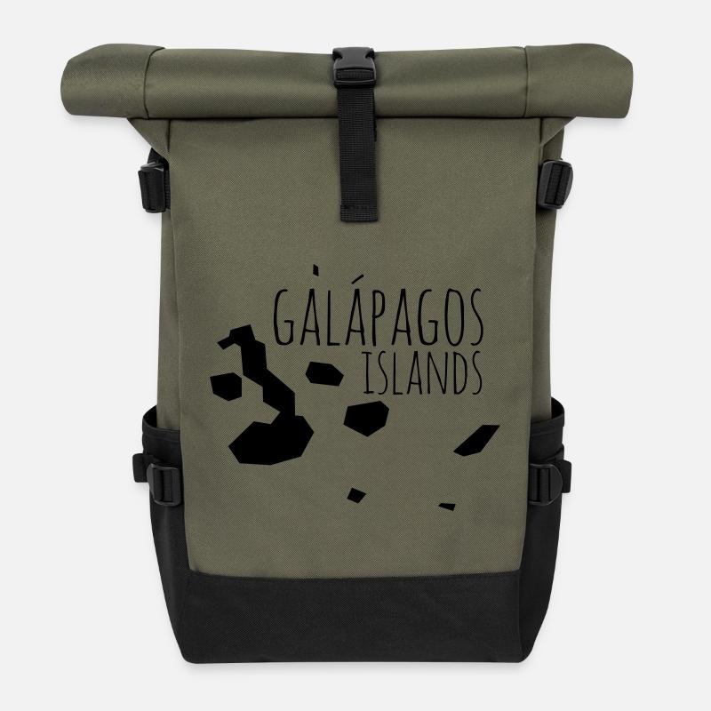 Galapagos - Rolltop Rucksack - Olive/Schwarz