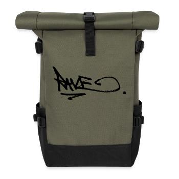 rzhw_tag2 - Rolltop Rucksack - Olive/Schwarz - Vorne