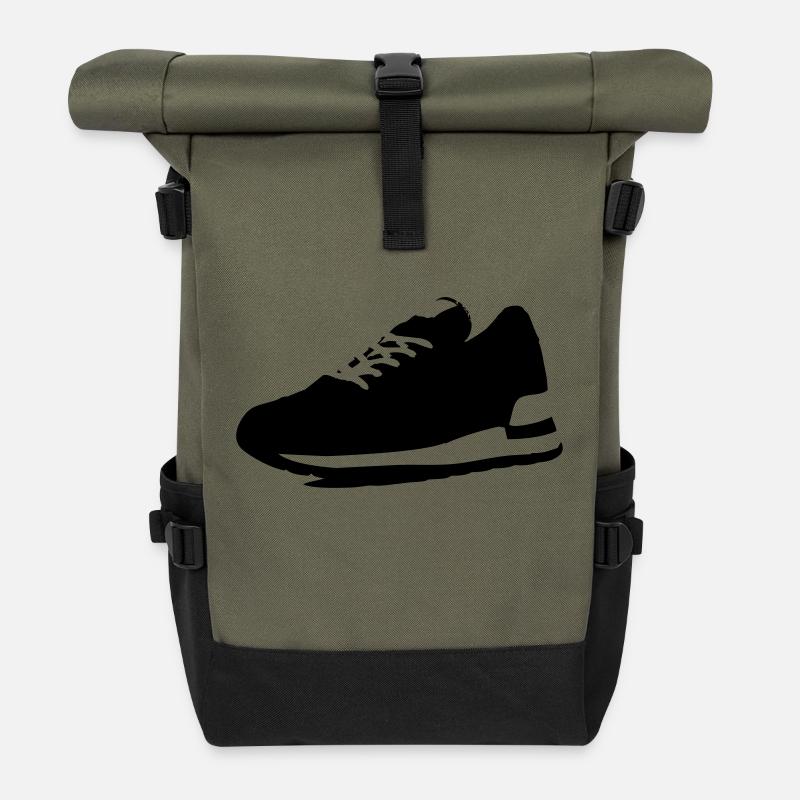 sneaker - Sac à dos roll top - olive/noir