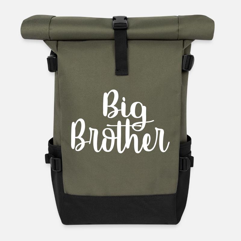 Big Brother - Rolltop Rucksack - Olive/Schwarz
