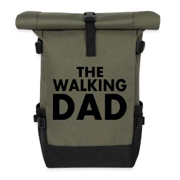 The walking dad - Sac à dos roll top - olive/noir - Devant