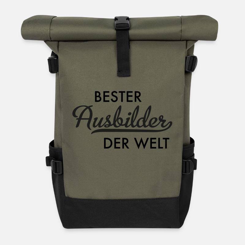 Ausbilder - Rolltop Rucksack - Olive/Schwarz