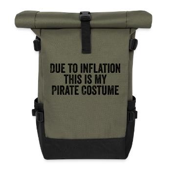Due to inflation this is my Pirate Costume - Sac à dos roll top - olive/noir - Devant