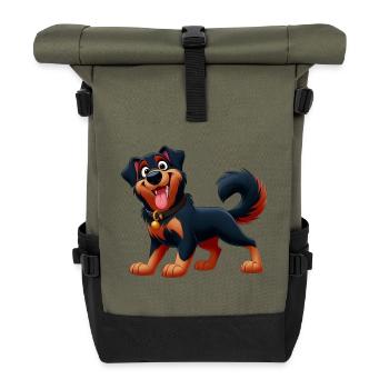 Beauceron 6 - Roll Top Backpack - olive/black - Front