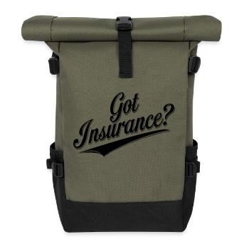 Trouver une protection pour chaque situation de la vie - Sac à dos roll top - olive/noir - Devant