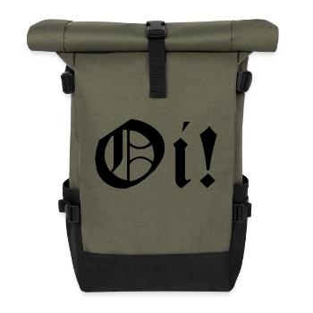 Working Class Skinhead Oi! Antiracist Bootboys My - Sac à dos roll top - olive/noir - Devant