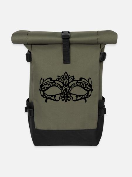 Maske - Rolltop Rucksack - Olive/Schwarz