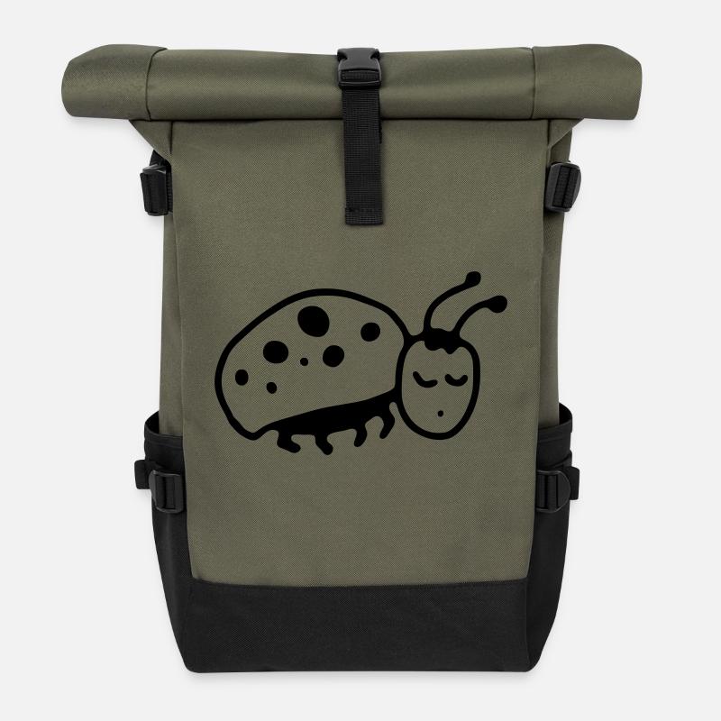 Käfer - Rolltop Rucksack - Olive/Schwarz
