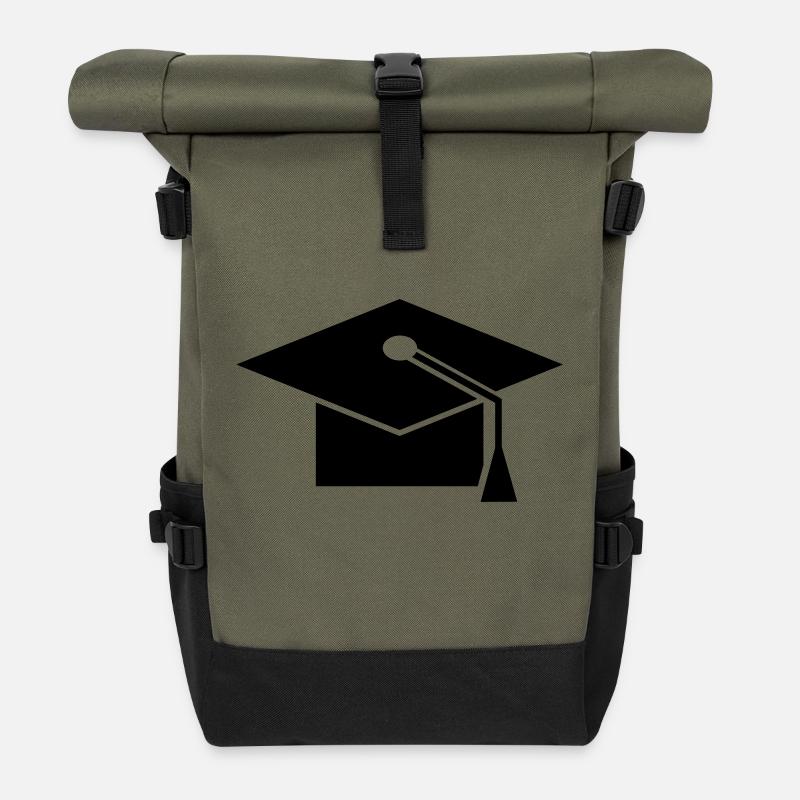 Doktorhut - Rolltop Rucksack - Olive/Schwarz