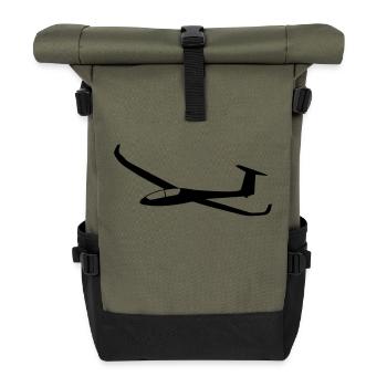 DG 1000 - Roll Top Backpack - olive/black - Front
