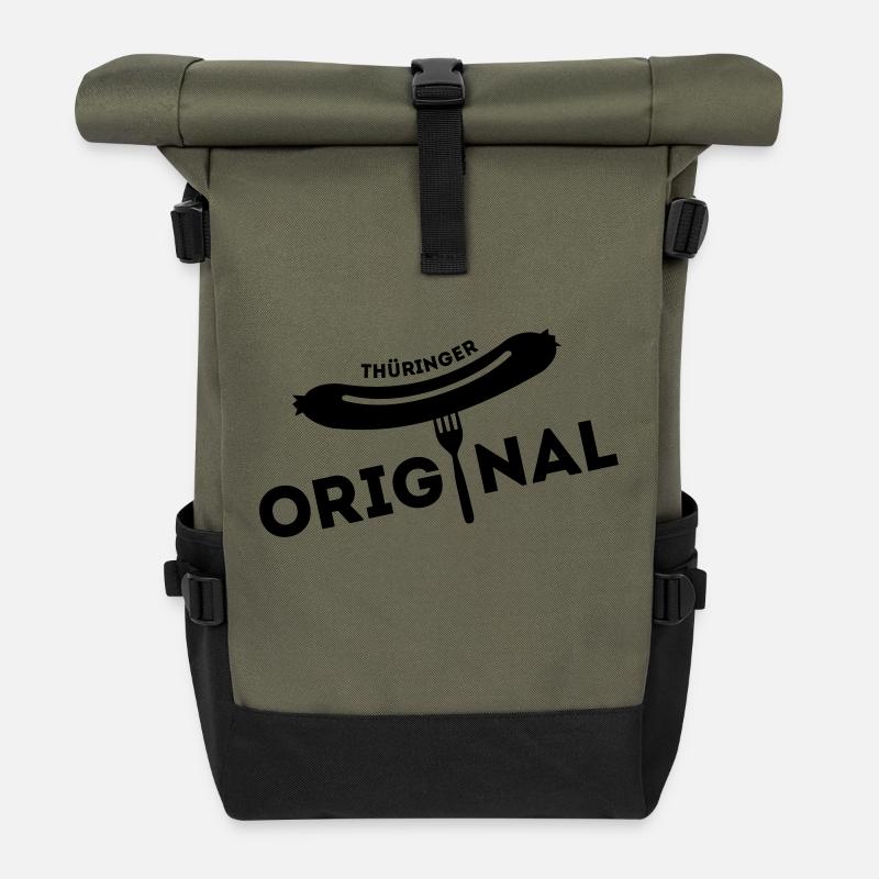 Thüringer Original - Rolltop Rucksack - Olive/Schwarz