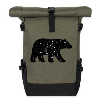 großer Bär - Sac à dos roll top - olive/noir - Devant