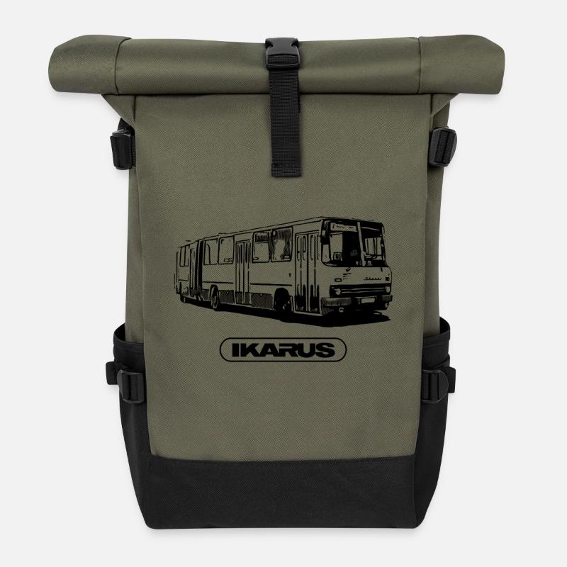 IKARUS 280 - Bus - Omnibus - Rolltop Rucksack - Olive/Schwarz