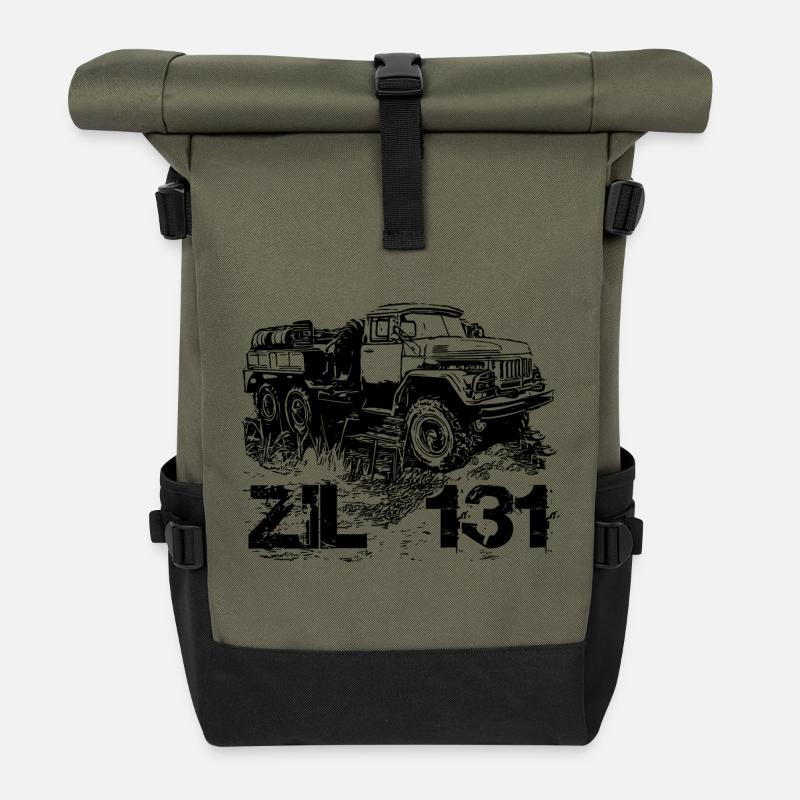 ZIL 131 - Rolltop Rucksack - Olive/Schwarz