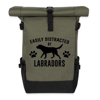 Labrador - Rolltop Rucksack - Olive/Schwarz - Vorne