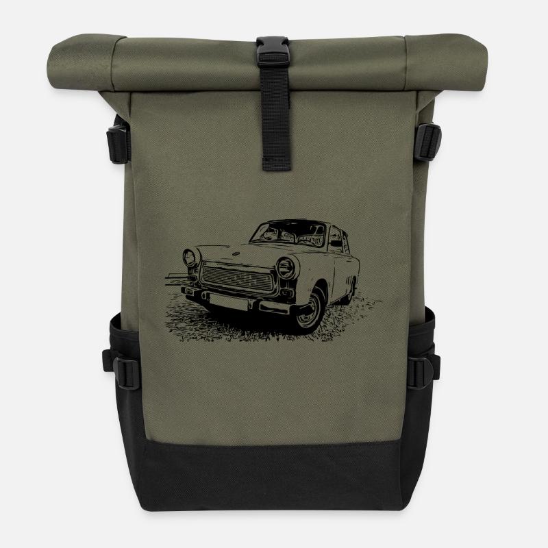  P 601 S - Rolltop Rucksack - Olive/Schwarz