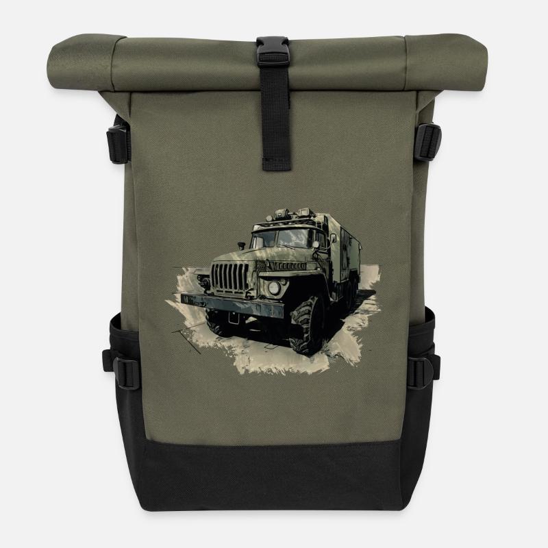 URAL 4320 - Rolltop Rucksack - Olive/Schwarz