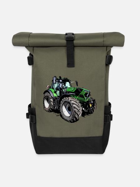 Agrotron 230 MK3 - Rolltop Rucksack - Olive/Schwarz
