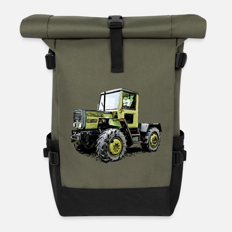 Alter MB trac 800 - Rolltop Rucksack - Olive/Schwarz