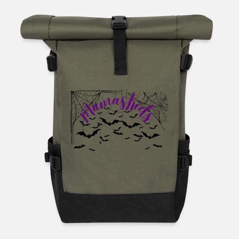 MamasKids - Rolltop Rucksack - Olive/Schwarz