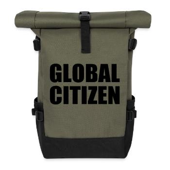 global citizen - Rolltop Rucksack - Olive/Schwarz - Vorne