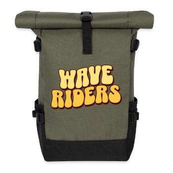 Kitesurf Kitesurfer Kiteboard - Sac à dos roll top - olive/noir - Devant
