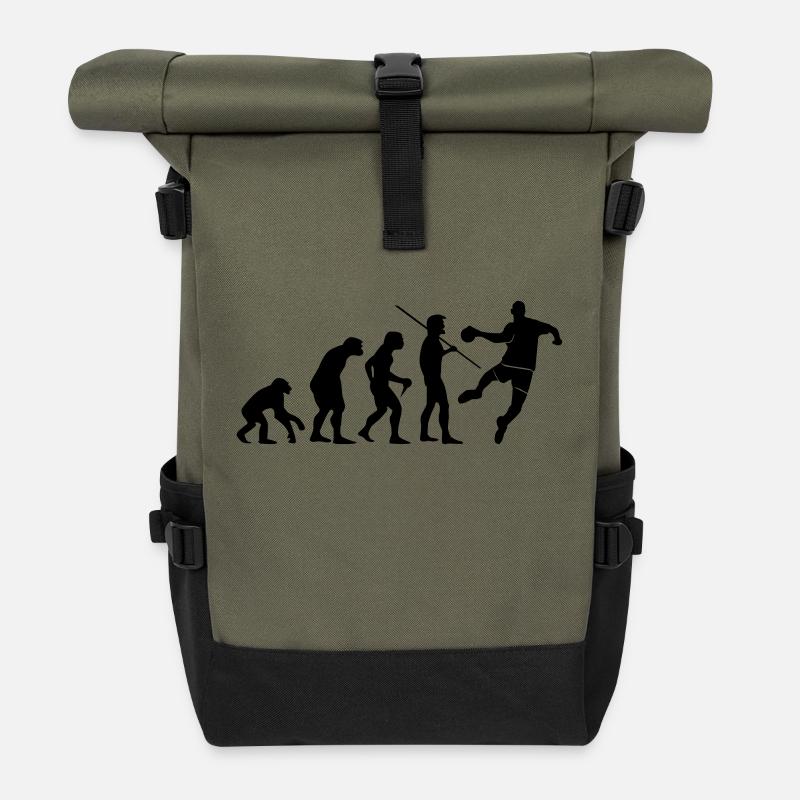 Handball Evolution - Rolltop Rucksack - Olive/Schwarz
