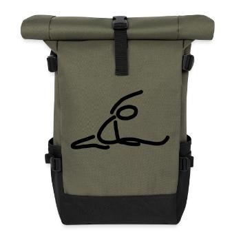 iYpsilon stretch - Rolltop Rucksack - Olive/Schwarz - Vorne