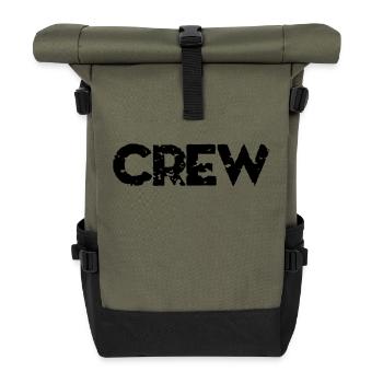 Crew - Sac à dos roll top - olive/noir - Devant