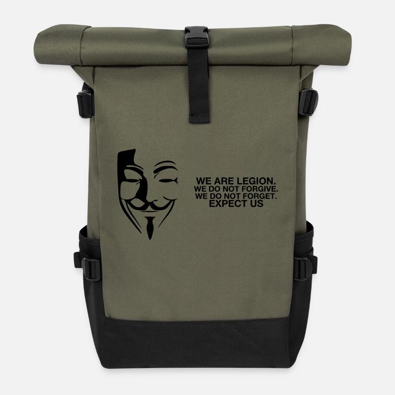 ANO2 - Rolltop Rucksack - Olive/Schwarz