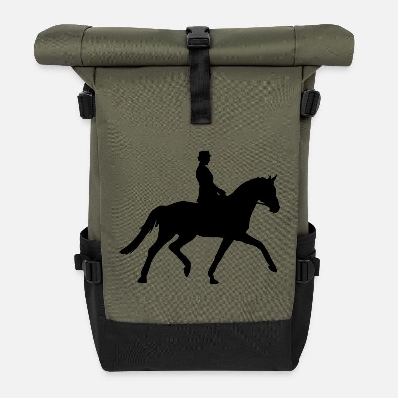 Reiter - Rolltop Rucksack - Olive/Schwarz
