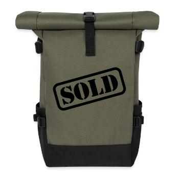 sold___f1 - Rolltop Rucksack - Olive/Schwarz - Vorne