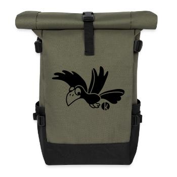 Rabe - Rolltop Rucksack - Olive/Schwarz - Vorne