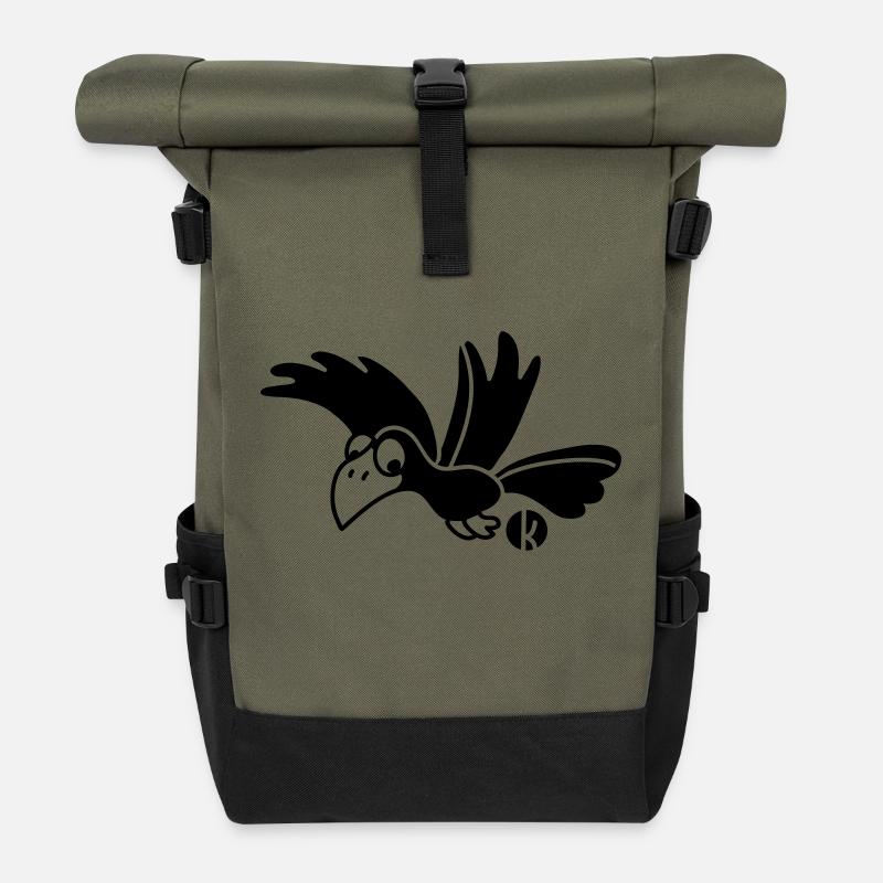 Rabe - Rolltop Rucksack - Olive/Schwarz