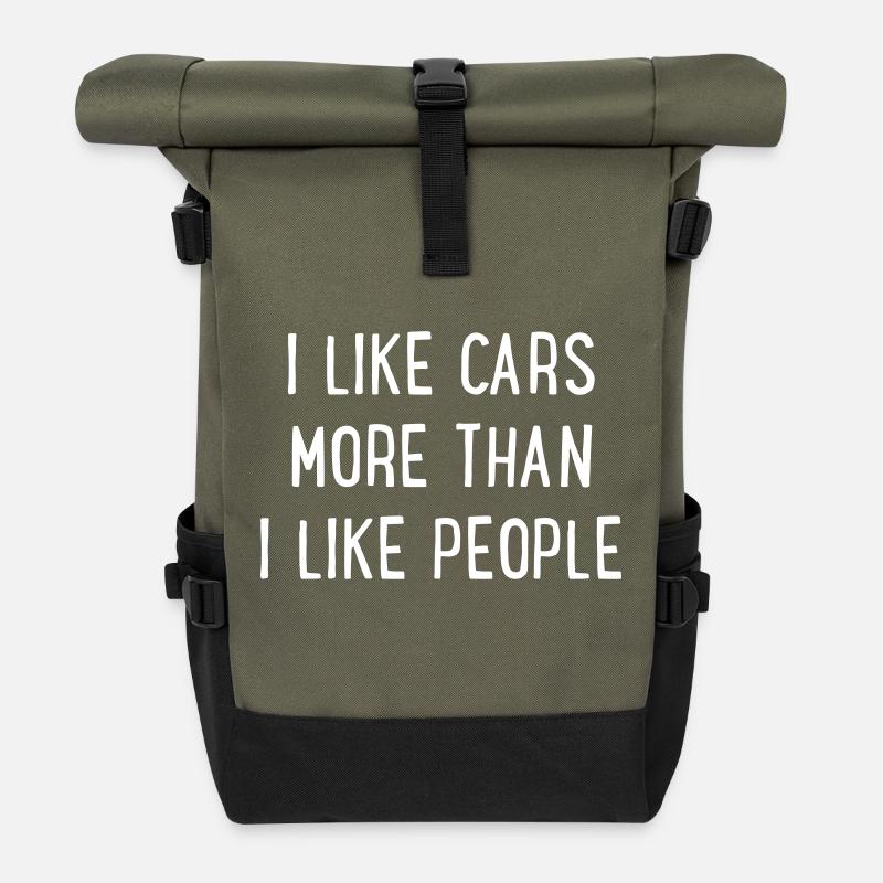 Autos - Rolltop Rucksack - Olive/Schwarz