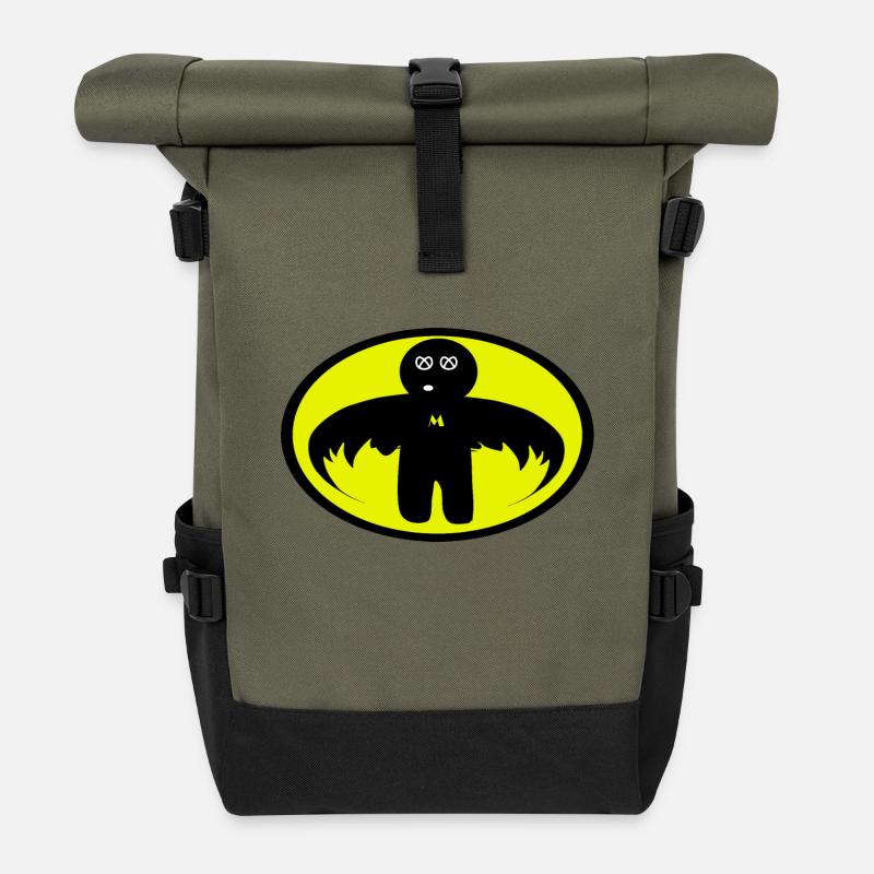 Alsace Super M - Sac à dos roll top - olive/noir