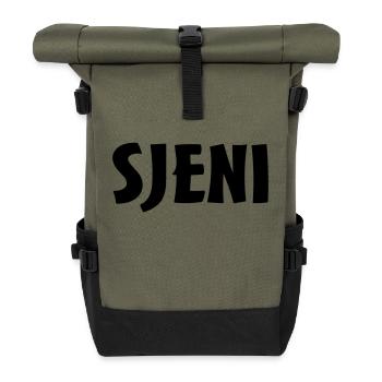 génie - Sac à dos roll top - olive/noir - Devant