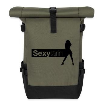 Sexytärin - Secretary - Assistant - Roll Top Backpack - olive/black - Front