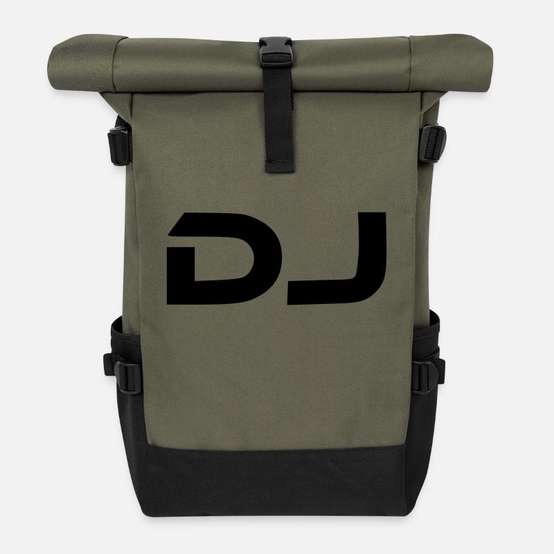 dj - Rolltop Rucksack - Olive/Schwarz