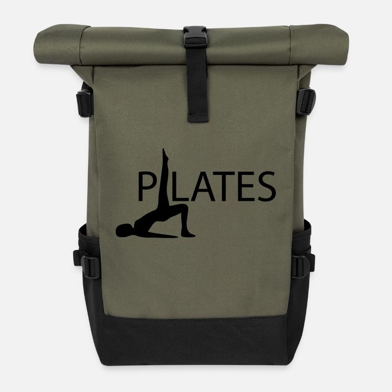 Pilates - Rolltop Rucksack - Olive/Schwarz