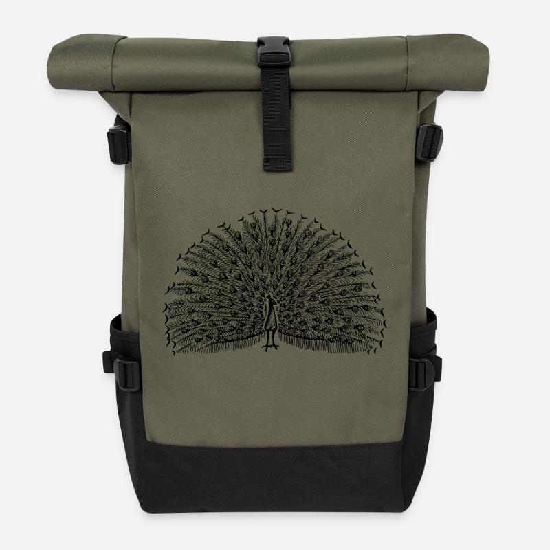 Pfau - Rolltop Rucksack - Olive/Schwarz