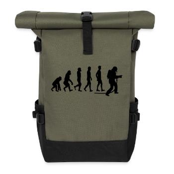 evolution feuerwehr1 - Rolltop Rucksack - Olive/Schwarz - Vorne